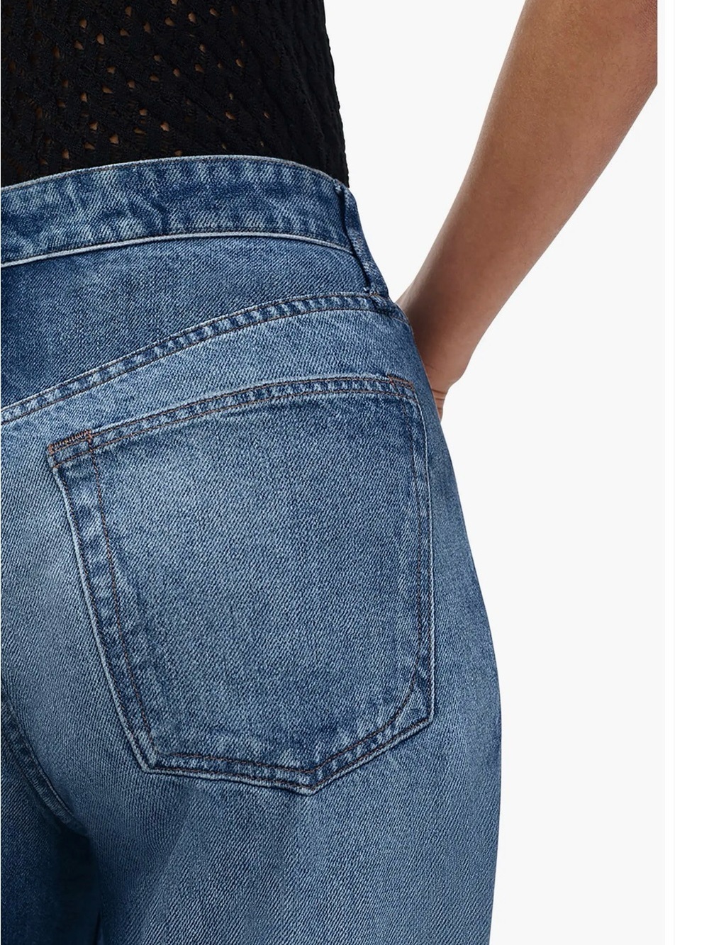 Rag & Bone Miramar Sofie Wide-Leg High-Rise Terry Sweatpant Jeans - SZ 27 - Picture 3 of 8